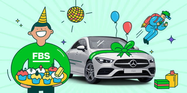 Únete al Cumpleaños Ultimate Trading de FBS para ganar un Mercedes-Benz Clase CLA