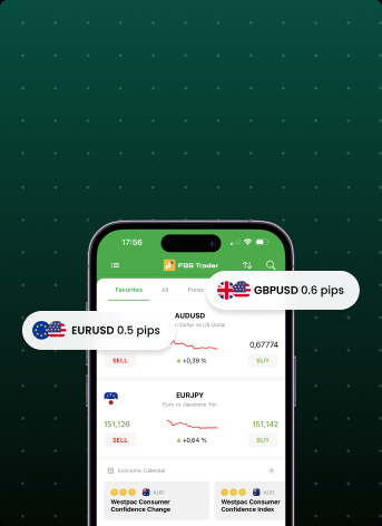 Spreads <br>desde 0.5 pips